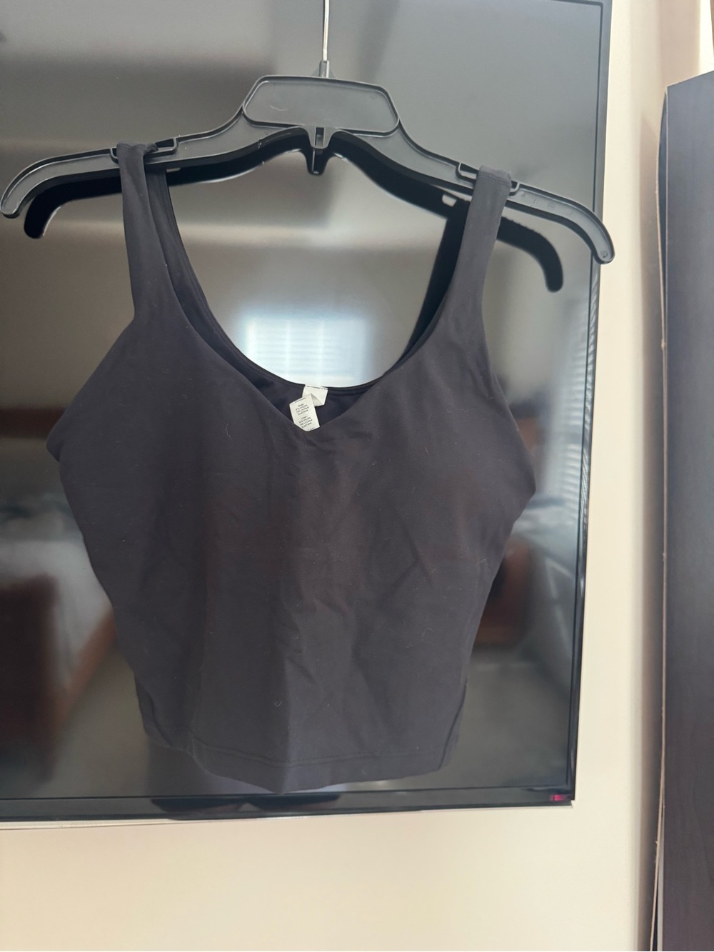 lululemon athletica Black V-Neck Tank